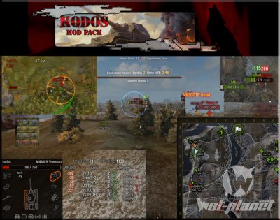 Kodos mod pack  World of Tanks 0.9.3