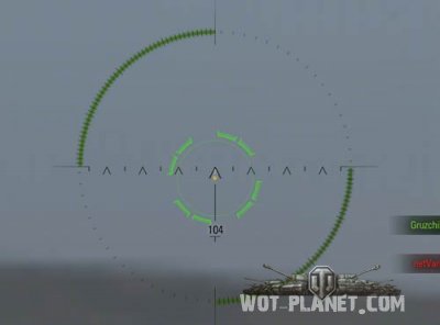 Вращающийся прицел для WOT 0.7.2