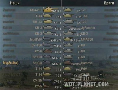 ������ �� MypZuJIka ��� world of tanks 0.7.3