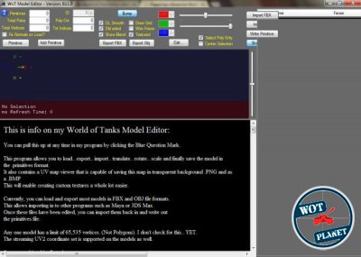 Редактор объектов для World of Tanks