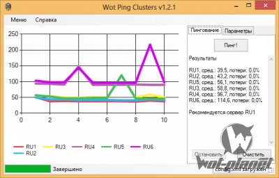 Wot Ping Clusters скачать последнюю версию