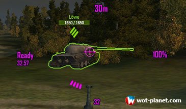Малиновый прицел для World of Tanks 0.8.11 Малиновый прицел для World of Tanks 0.8.11