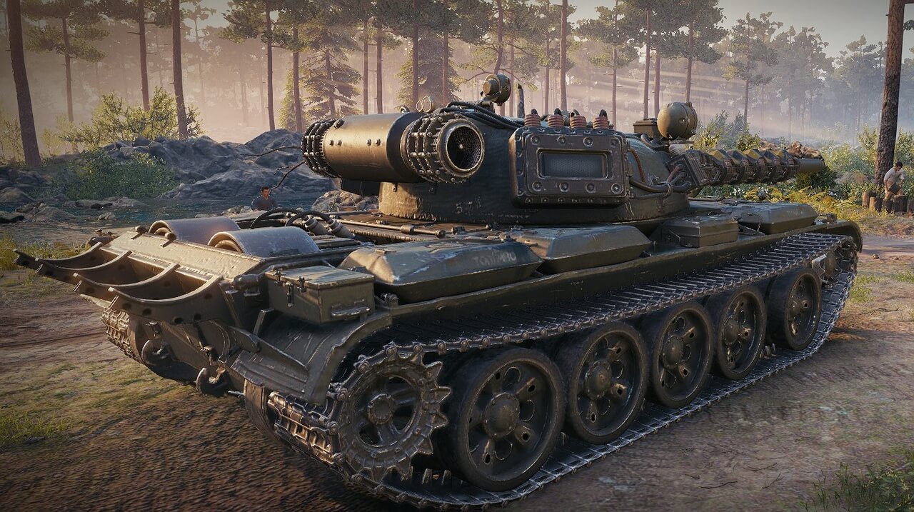 Ремоделинг T 55A на T-55 "Разряд" для WoT 1.17.1.0.