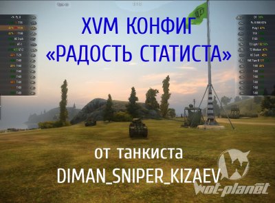XVM конфиг от Diman_Sniper_Kizaev "Радость статиста"