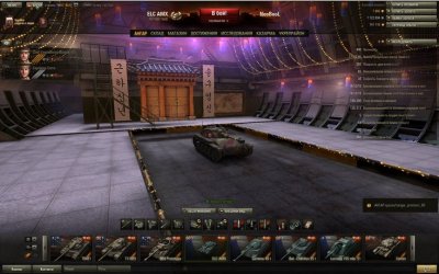 Мод смены ангаров внутри игры + пак ангаров для World of Tanks 0.9.12