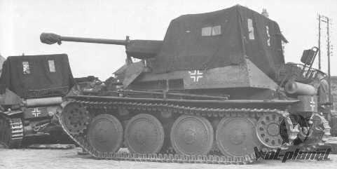 Немецкие ПТ-САУ Marder 38T и Pz.Sfl. IVc