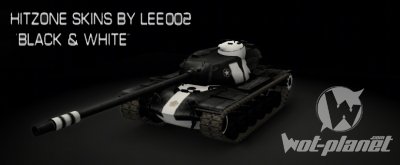 Черно-белые шкурки с зонами пробития World of Tanks 0.9.4