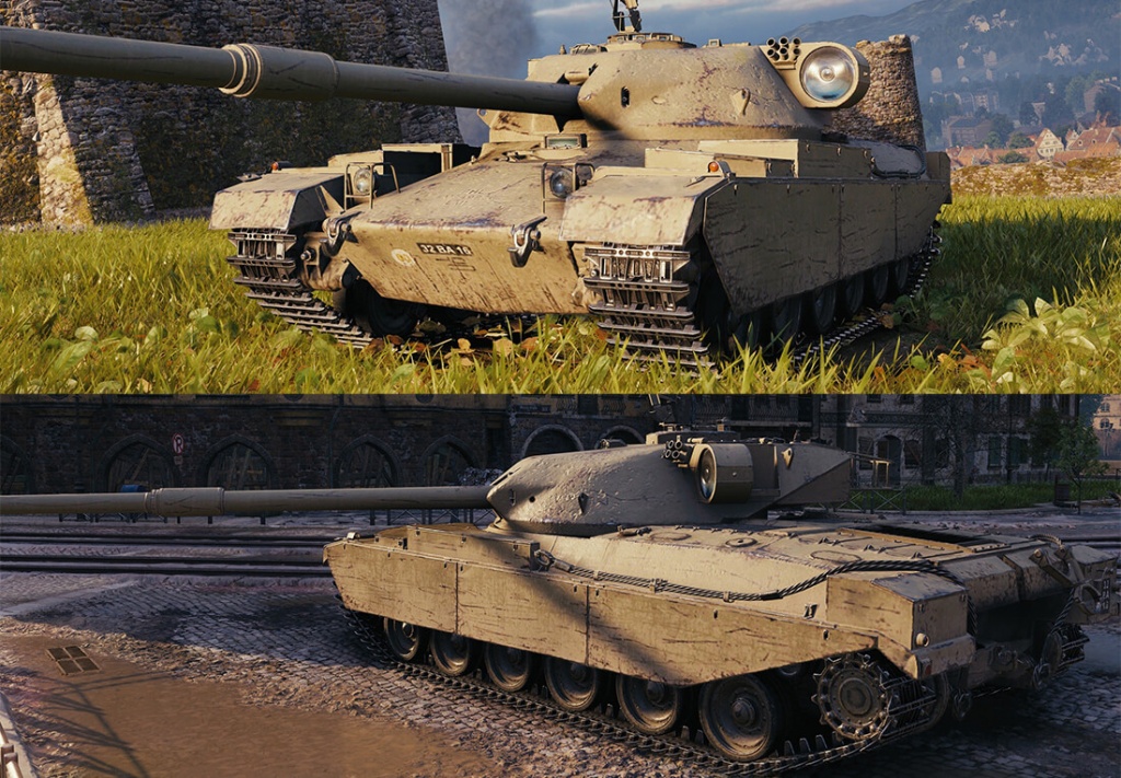 скриншот тяжелого танка британии chieftain proto