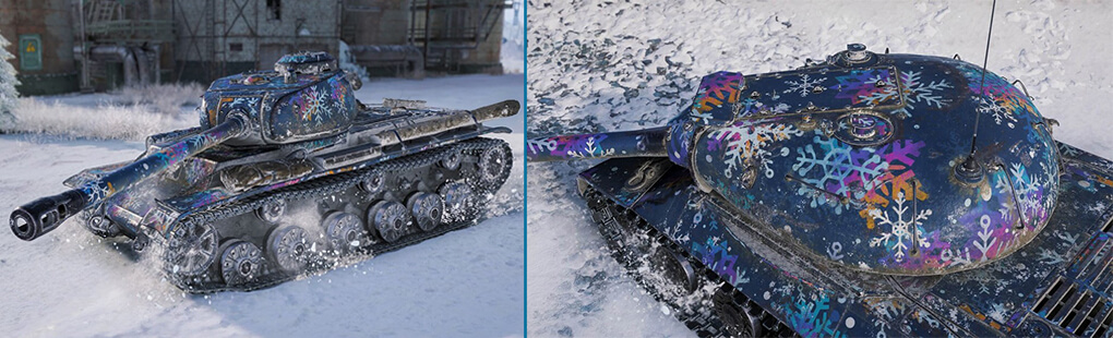 2D-стиль Снегопад в World of Tanks
