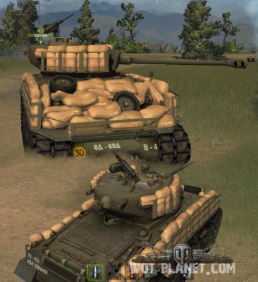 Мод M4A3E8 Sherman